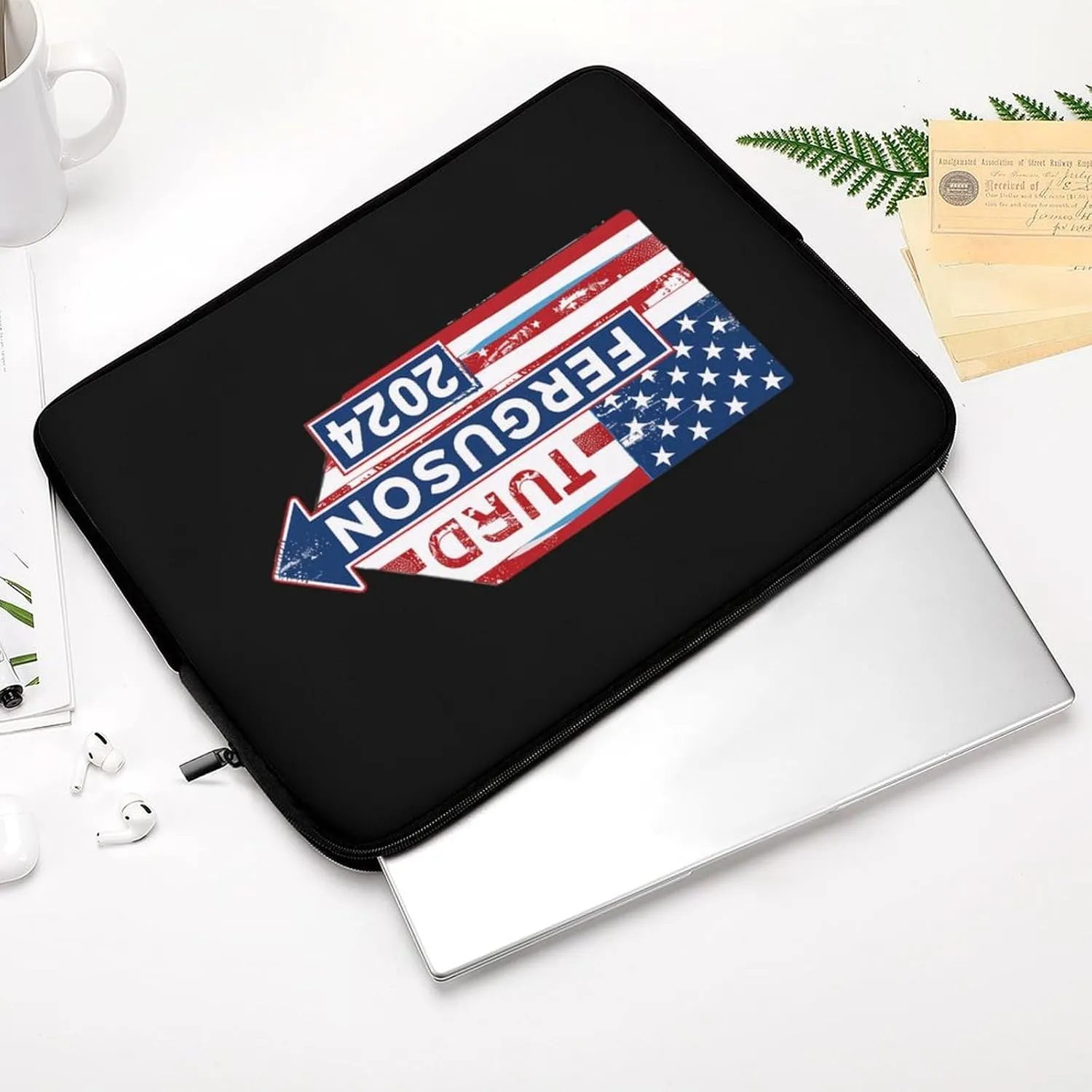 2024 TURD Ferguson for President Personalized Laptop Bag Business Casual Laptop Cases Slim Computer Bag Briefcase