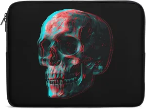 3D Skull Personalized Laptop Bag Business Casual Laptop Cases Slim Computer Bag Briefcase