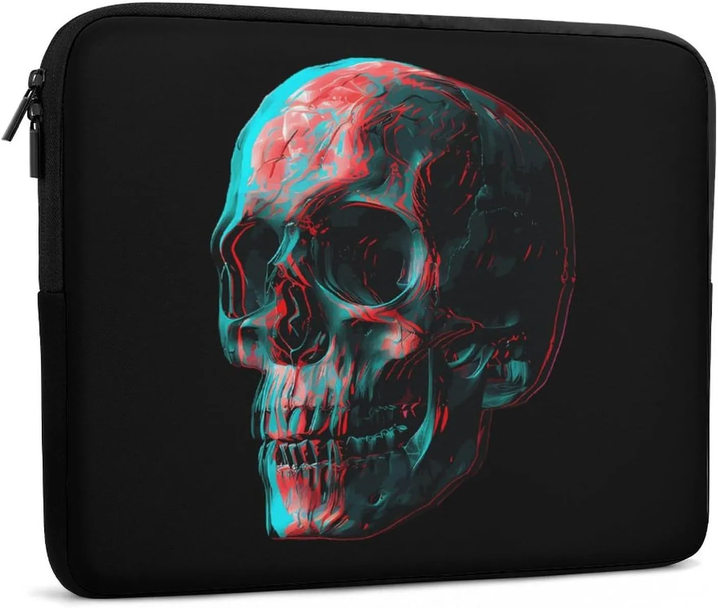 3D Skull Personalized Laptop Bag Business Casual Laptop Cases Slim Computer Bag Briefcase