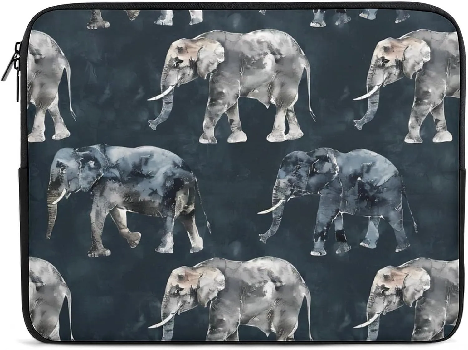 Abstract Elephant Personalized Laptop Bag Business Casual Laptop Cases Slim Computer Bag Briefcase