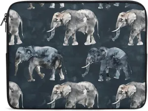 Abstract Elephant Personalized Laptop Bag Business Casual Laptop Cases Slim Computer Bag Briefcase