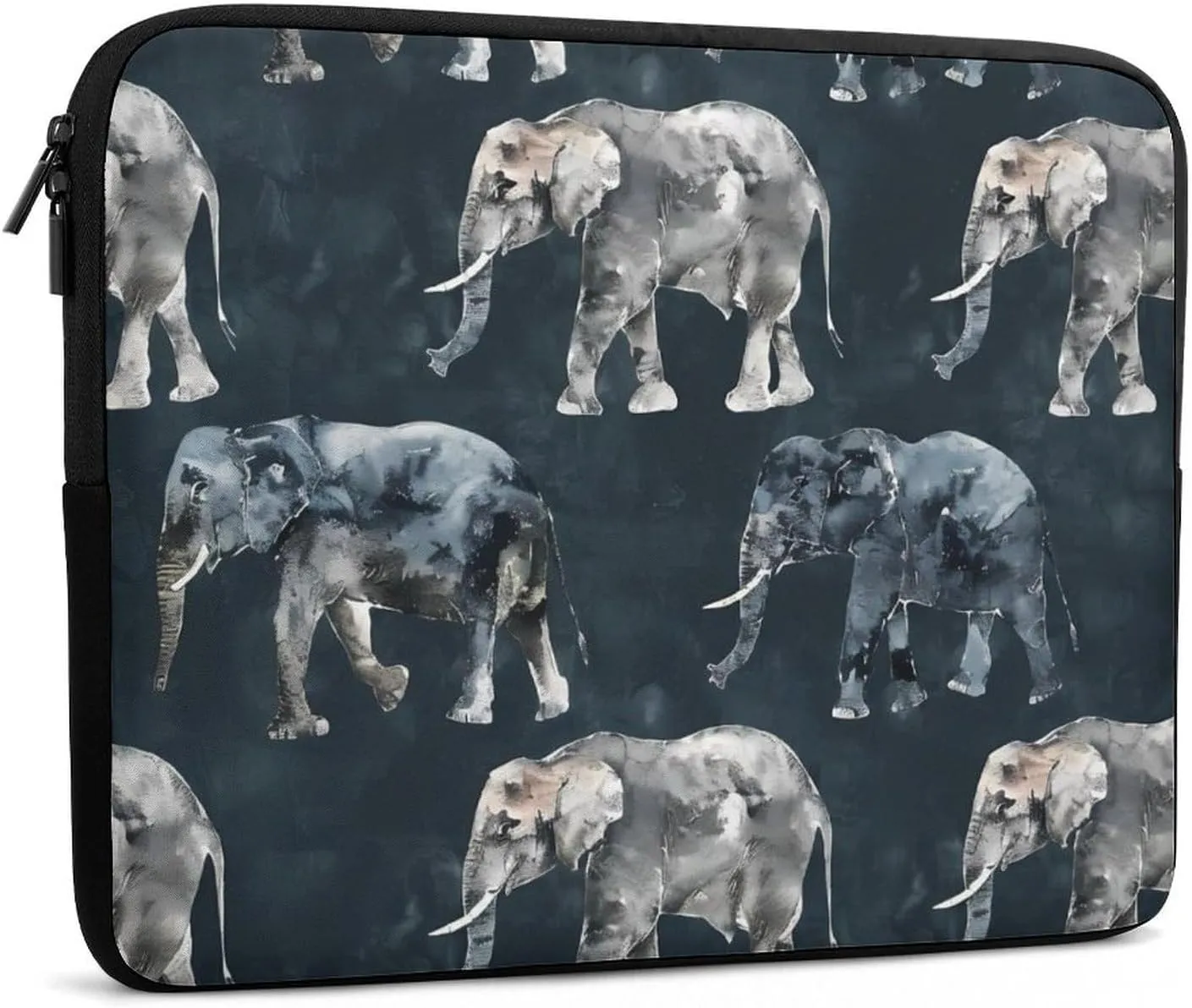Abstract Elephant Personalized Laptop Bag Business Casual Laptop Cases Slim Computer Bag Briefcase