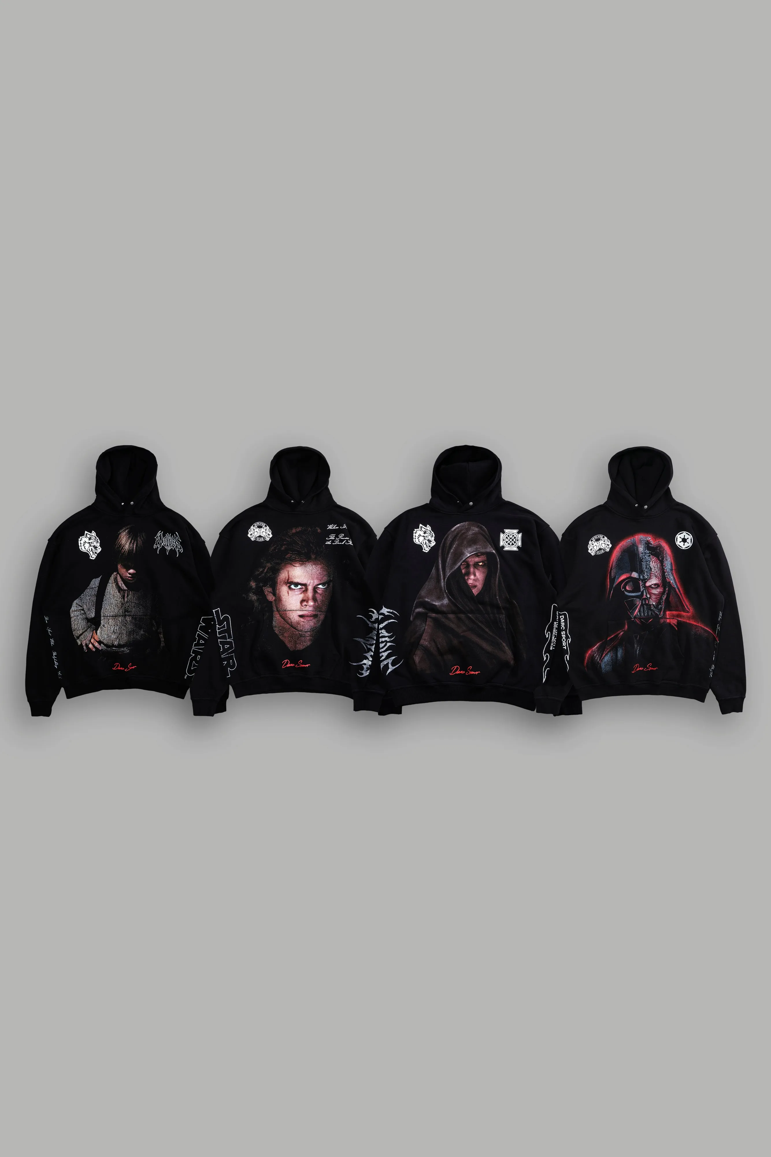 Anakin "Side-By-Side" Pierce Hoodie Box Set in Black