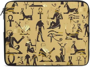 Ancient Egyptian Tales Litanies Personalized Laptop Bag Business Casual Laptop Case Slim Computer Bag Briefcase