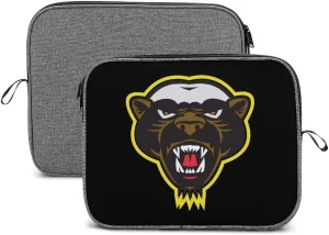 Angary Honey-Badger Personalized Laptop Bag Business Casual Laptop Case Slim Computer Bag Briefcase