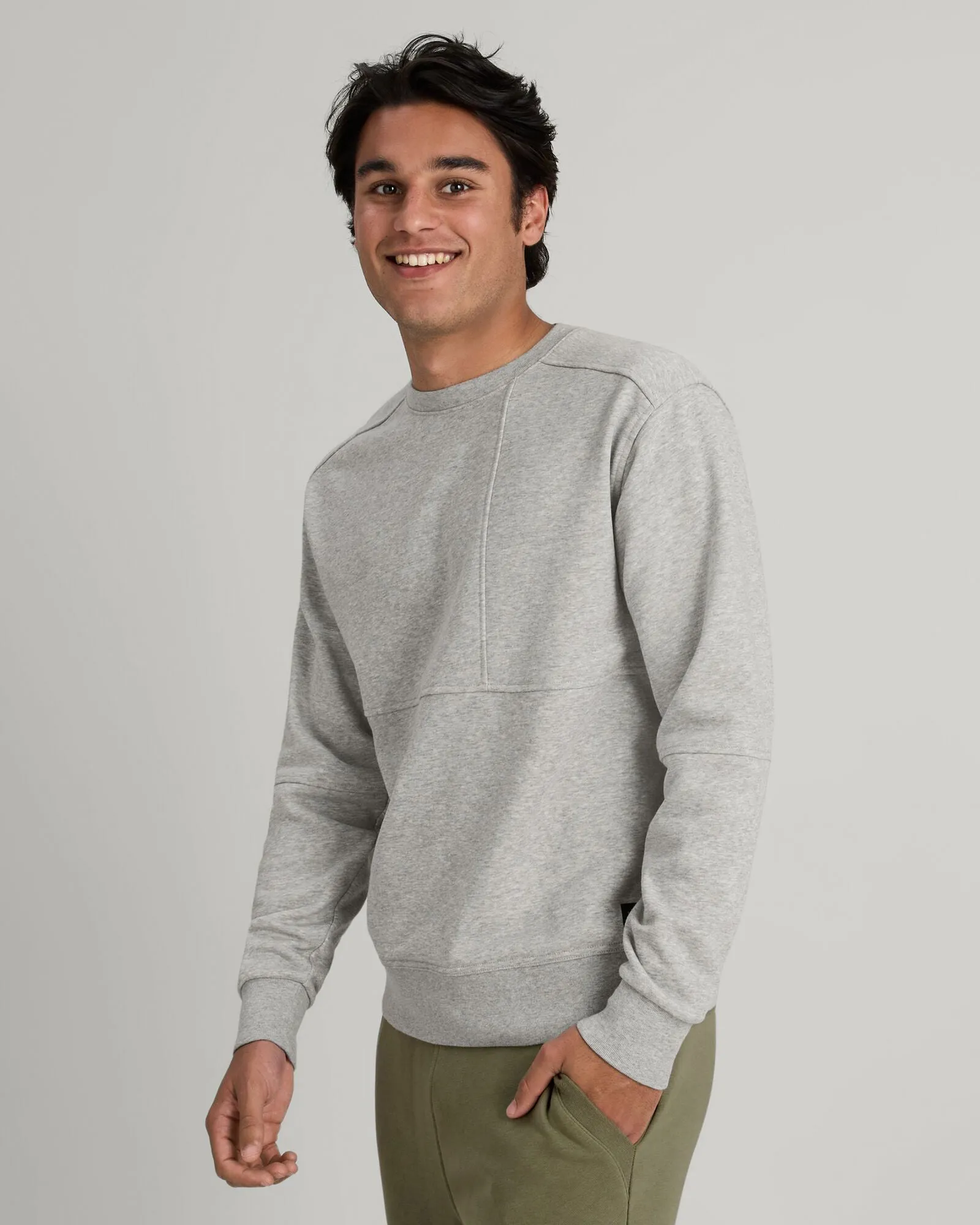 ANY-Time Sweats LT Unisex Sweater - Light Grey Marle