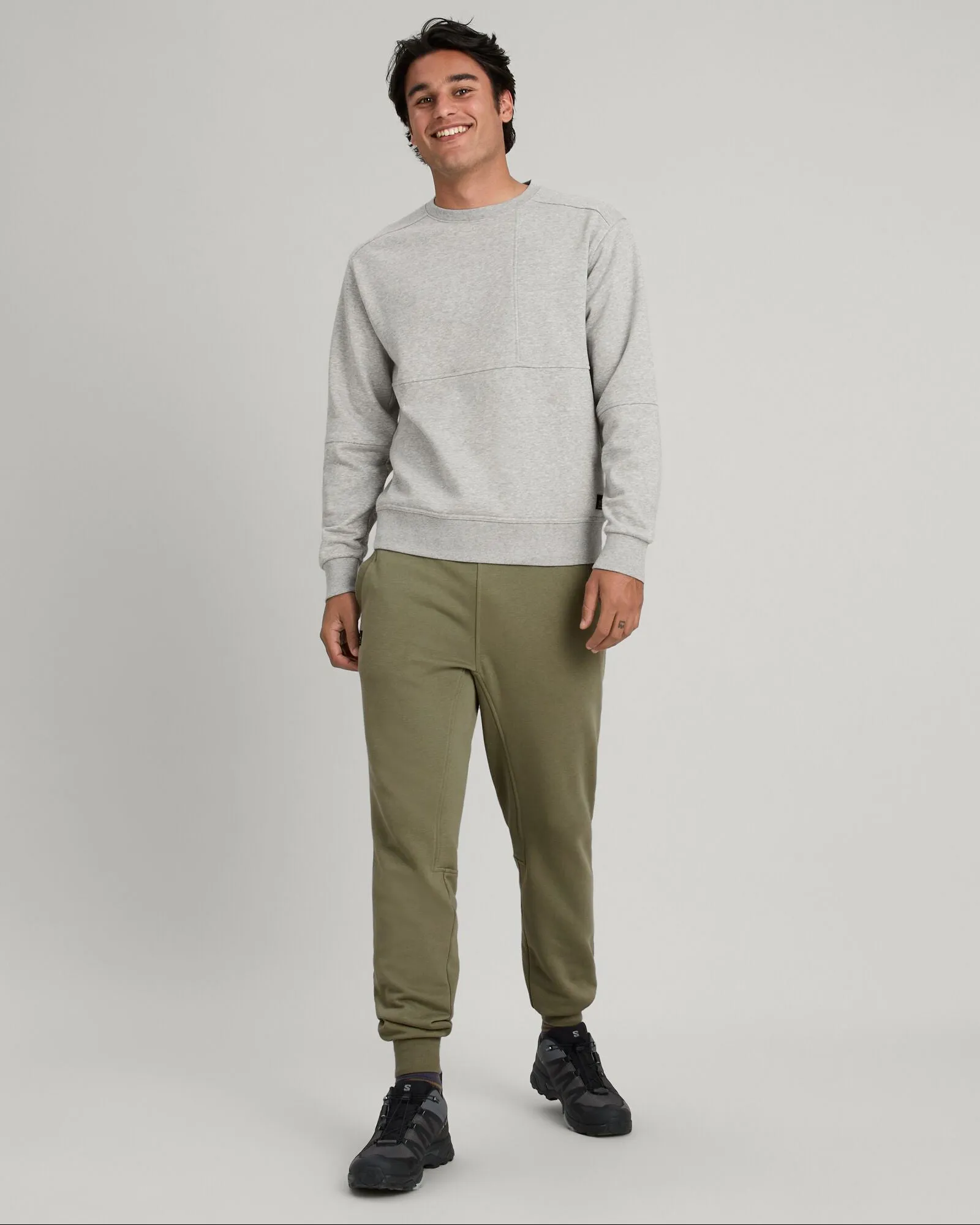 ANY-Time Sweats LT Unisex Sweater - Light Grey Marle