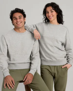 ANY-Time Sweats LT Unisex Sweater - Light Grey Marle