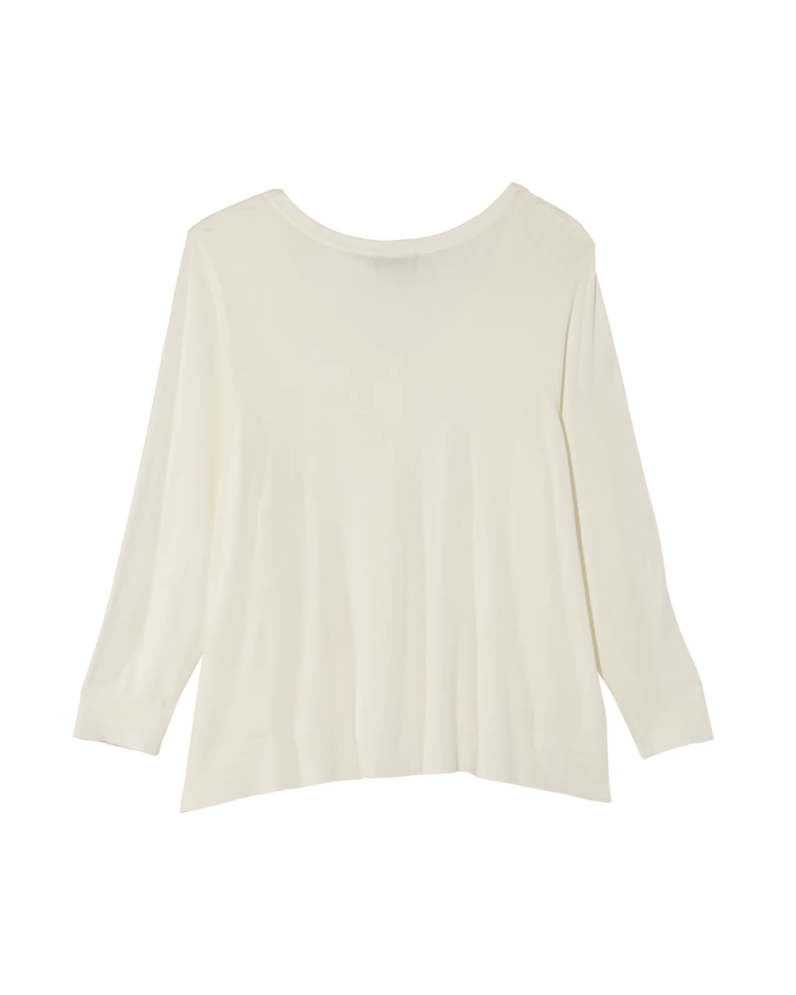 Avery 3/4 Sleeve Crew Neck Cardigan | Ivory
