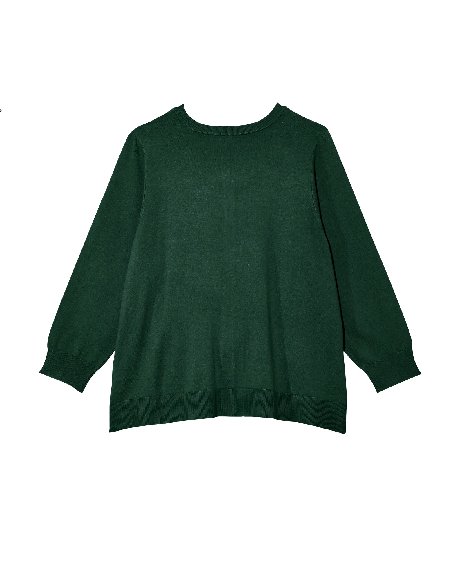 Avery 3/4 Sleeve Crew Neck Cardigan | Teal