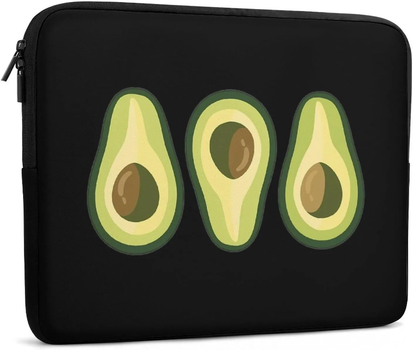 Avocado Slices Personalized Laptop Bag Business Casual Laptop Cases Slim Computer Bag Briefcase