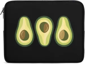 Avocado Slices Personalized Laptop Bag Business Casual Laptop Cases Slim Computer Bag Briefcase