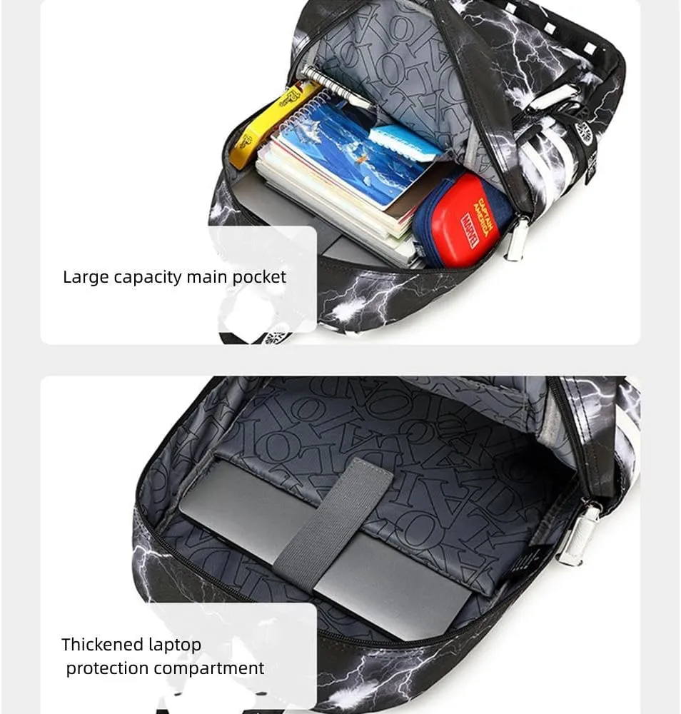 Basketball Star 23 Athletes Laptop Backpack Student Backpack Men Women Ultra Light Travel Bag (Black2)