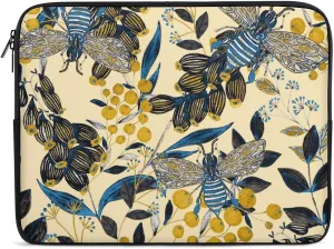 Bees Make Honey Personalized Laptop Bag Business Casual Laptop Case Slim Computer Bag Briefcase