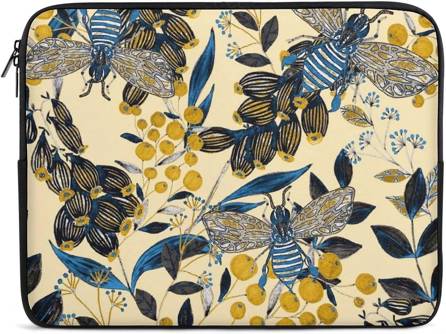 Bees Make Honey Personalized Laptop Bag Business Casual Laptop Case Slim Computer Bag Briefcase