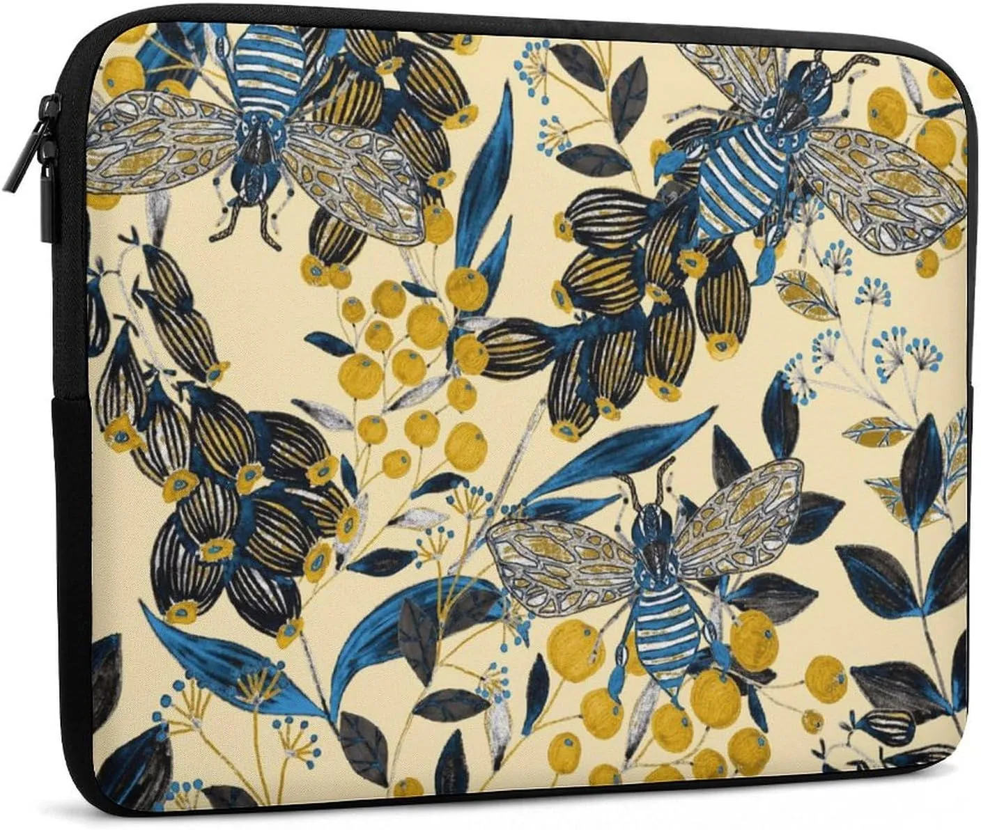 Bees Make Honey Personalized Laptop Bag Business Casual Laptop Case Slim Computer Bag Briefcase