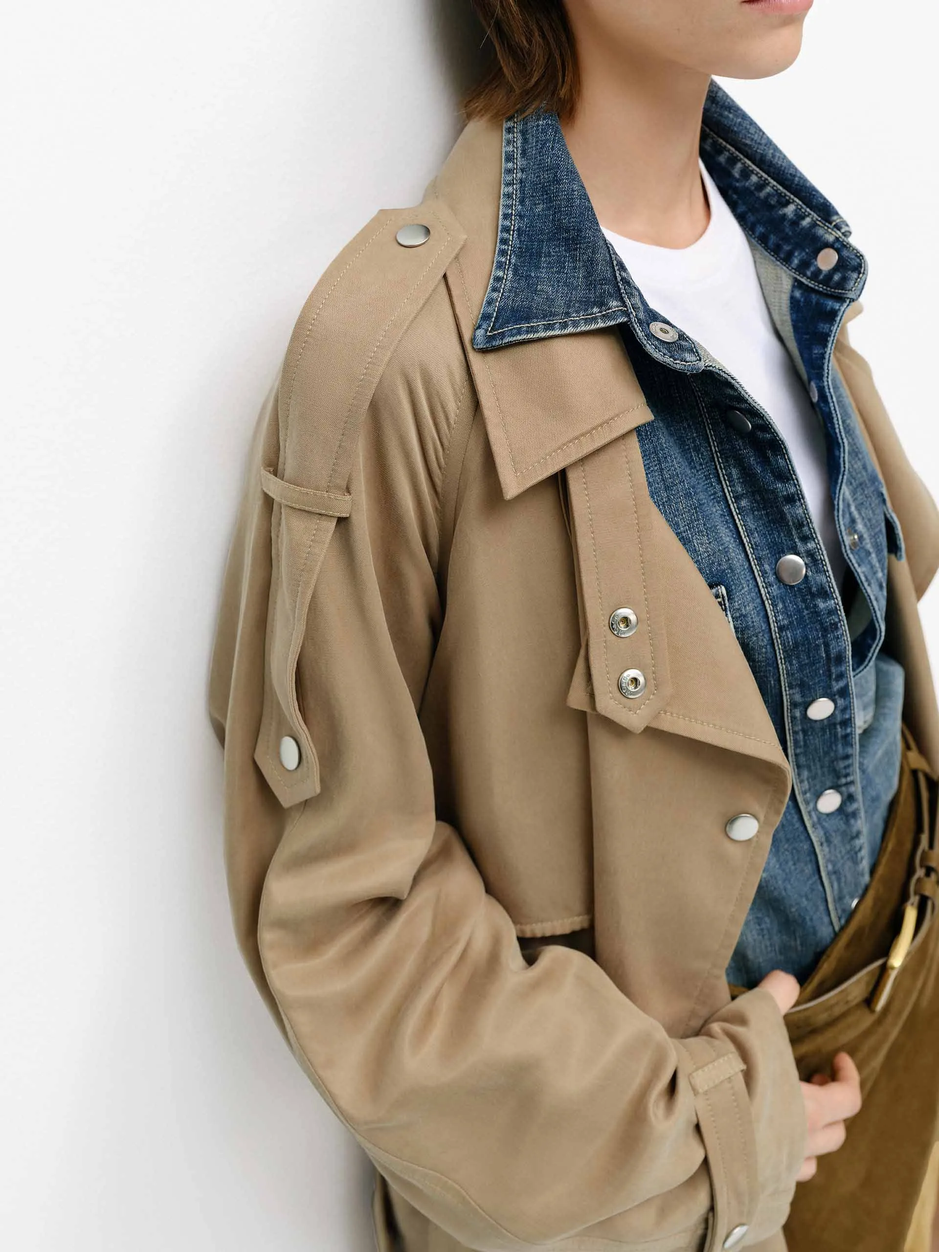 Belted Longline Trench Coat
