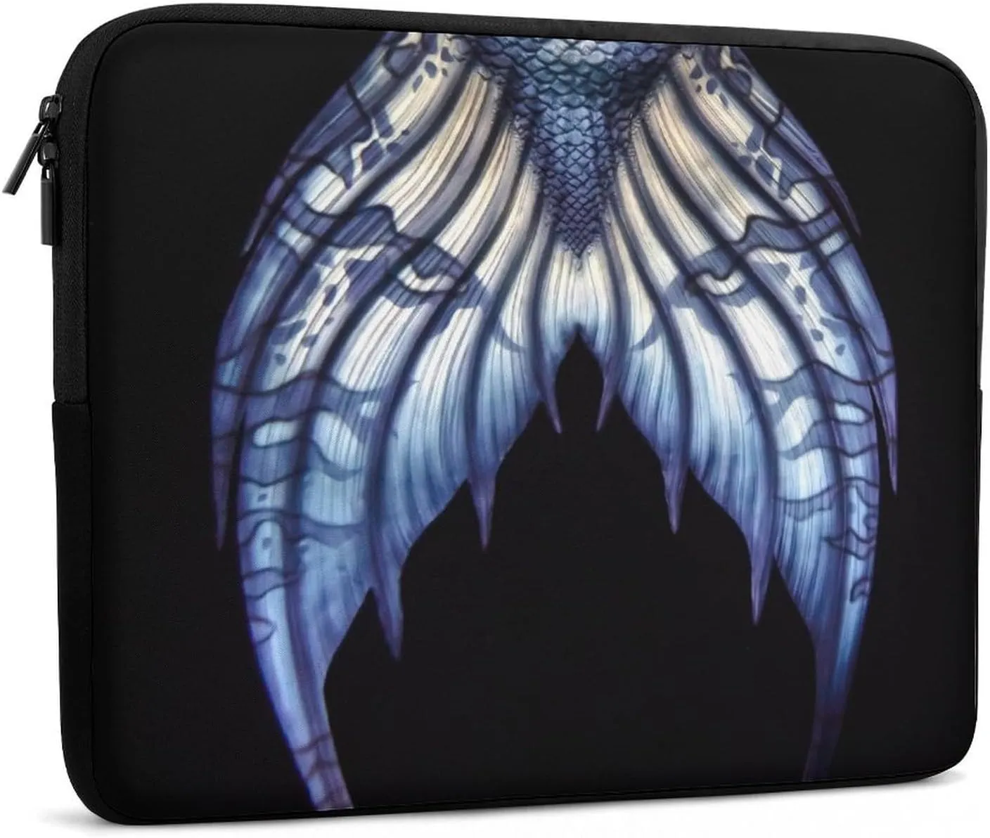 Blue Mermaid Tail Personalized Laptop Bag Business Casual Laptop Case Slim Computer Bag Briefcase