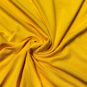 Bright Gold Bamboo Stretch French Terry Fabric - 320 GSM