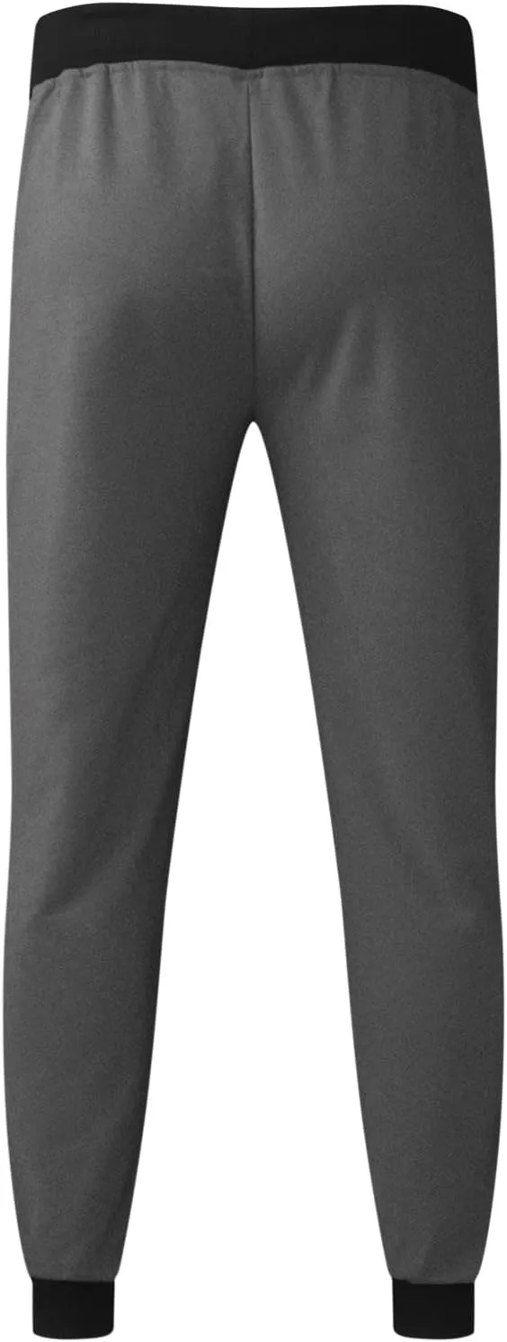 Cargo Pants for Men Relaxed Fit Heavyweight Fleece Cargo Sweatpant Stretch Elastic Waist Jogger Sport Pant Drawstring