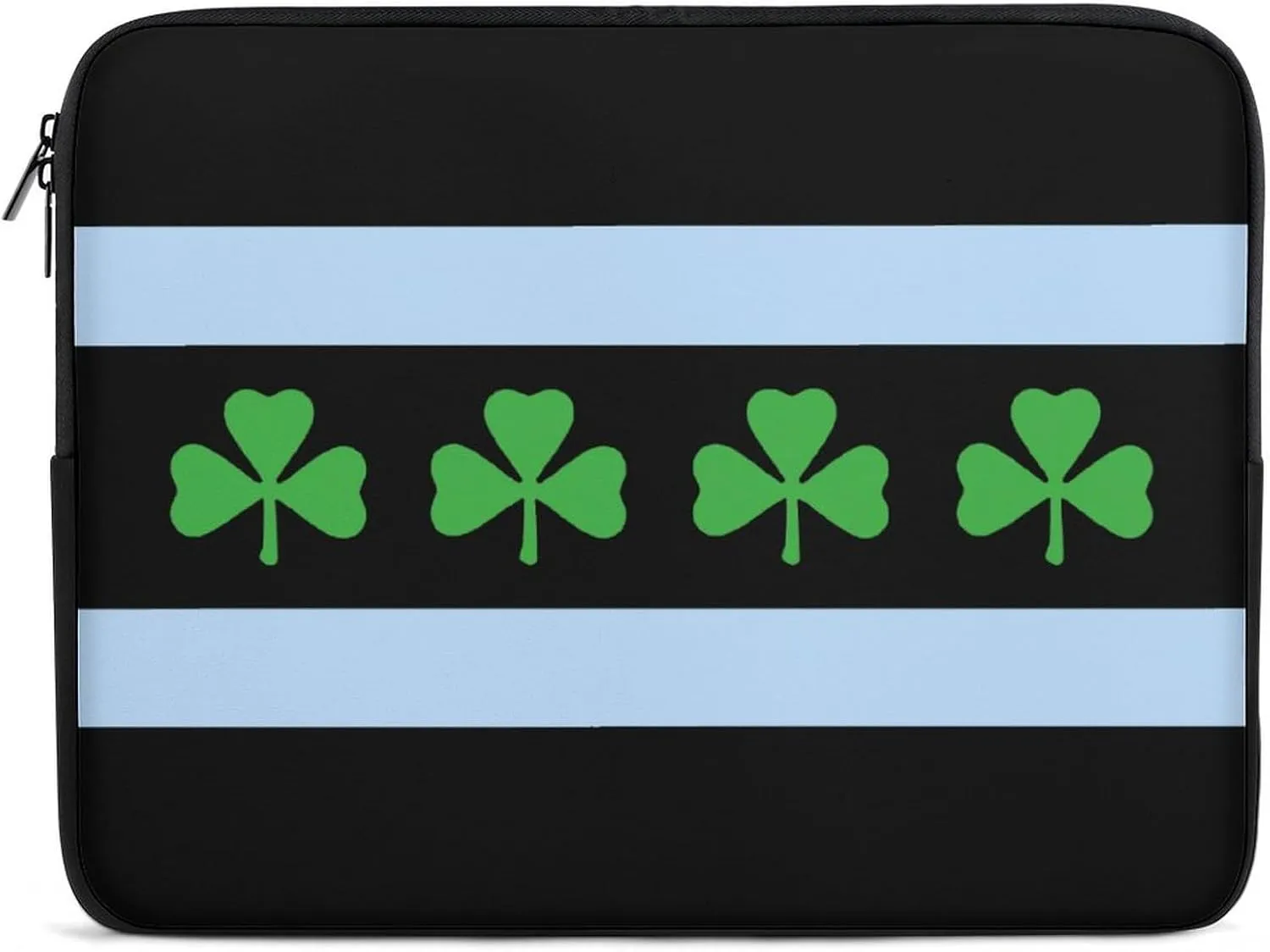Chicago Irish Flag Personalized Laptop Bag Business Casual Laptop Case Slim Computer Bag Briefcase