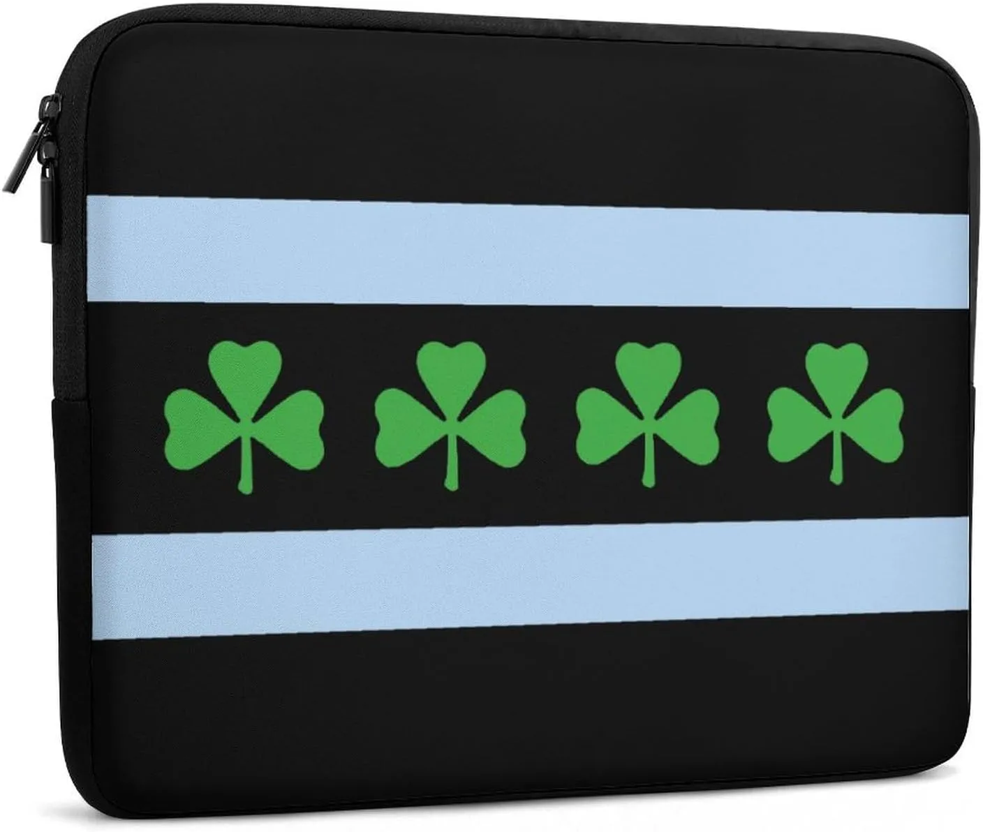 Chicago Irish Flag Personalized Laptop Bag Business Casual Laptop Case Slim Computer Bag Briefcase