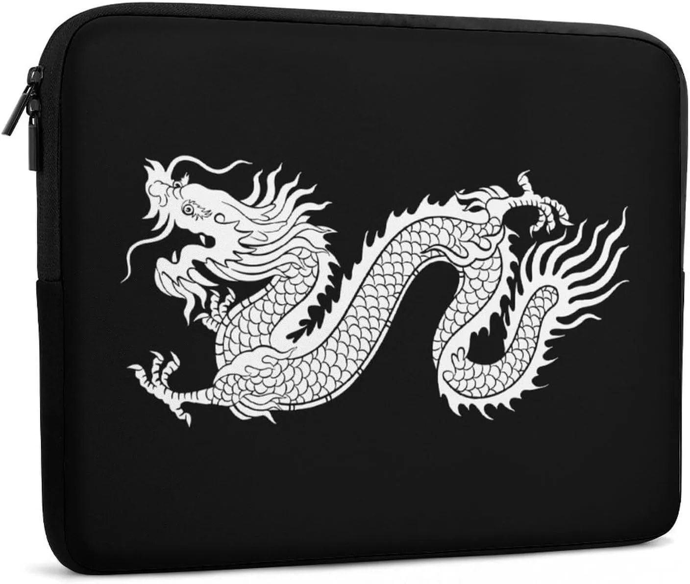 Chinese Dragon Silhouette Personalized Laptop Bag Business Casual Laptop Case Slim Computer Bag Briefcase