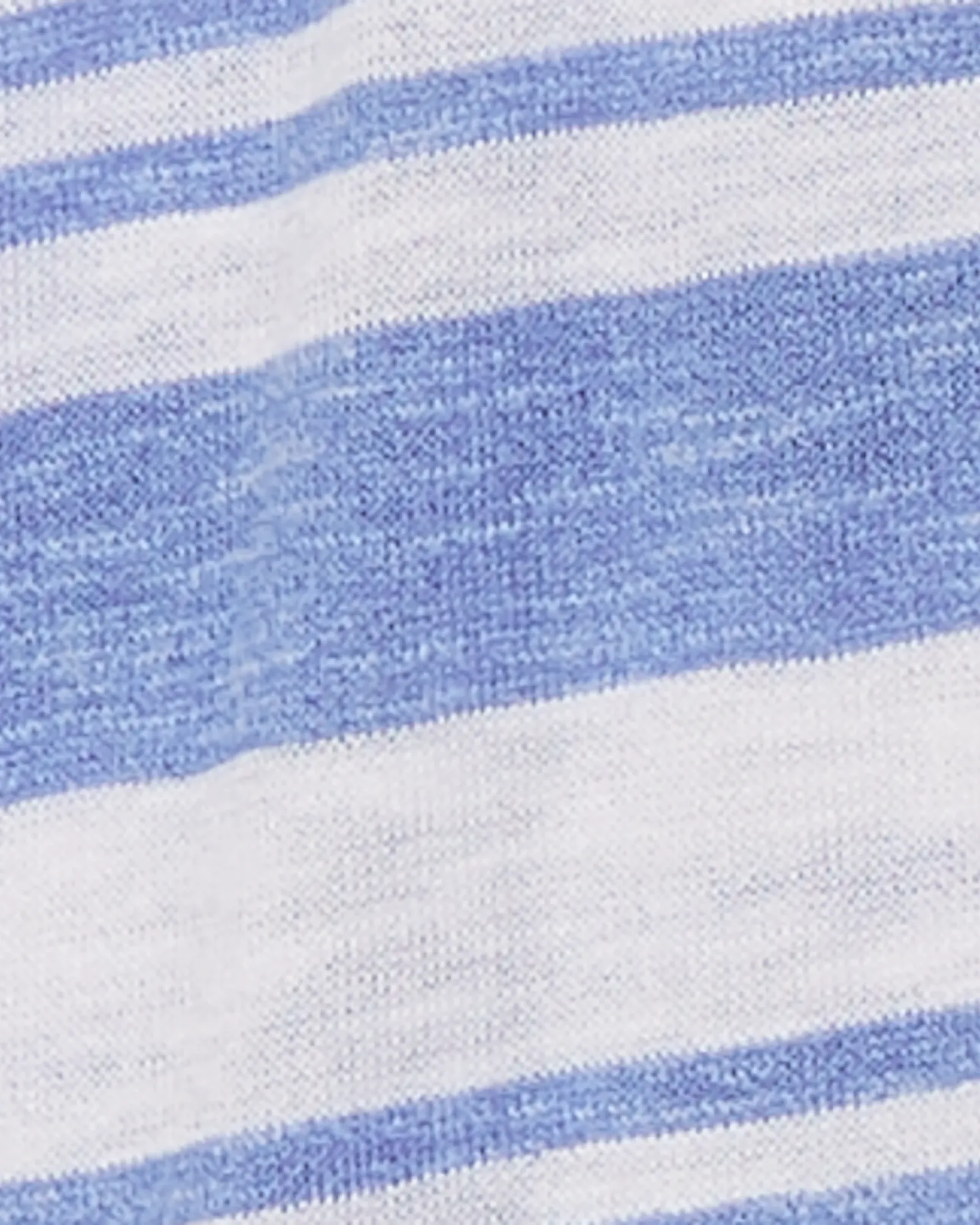 Clancey Striped Cardigan | Azure Blue / White