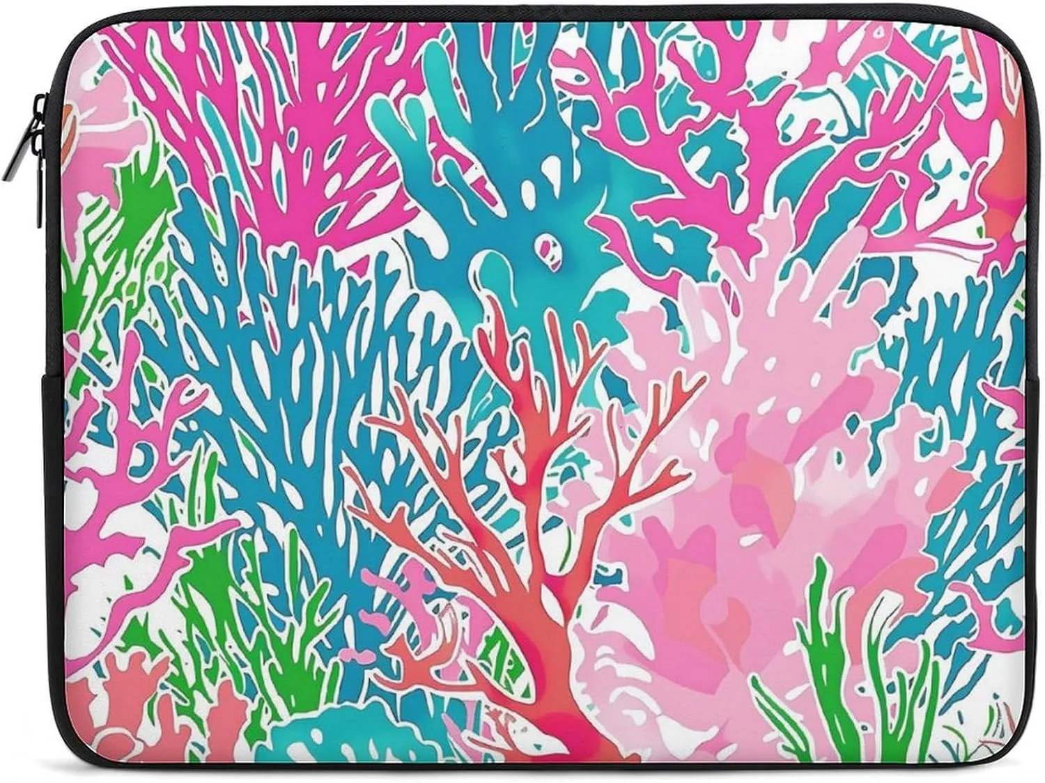 Colorful Coral Reef Print Personalized Laptop Bag Business Casual Laptop Cases Slim Computer Bag Briefcase