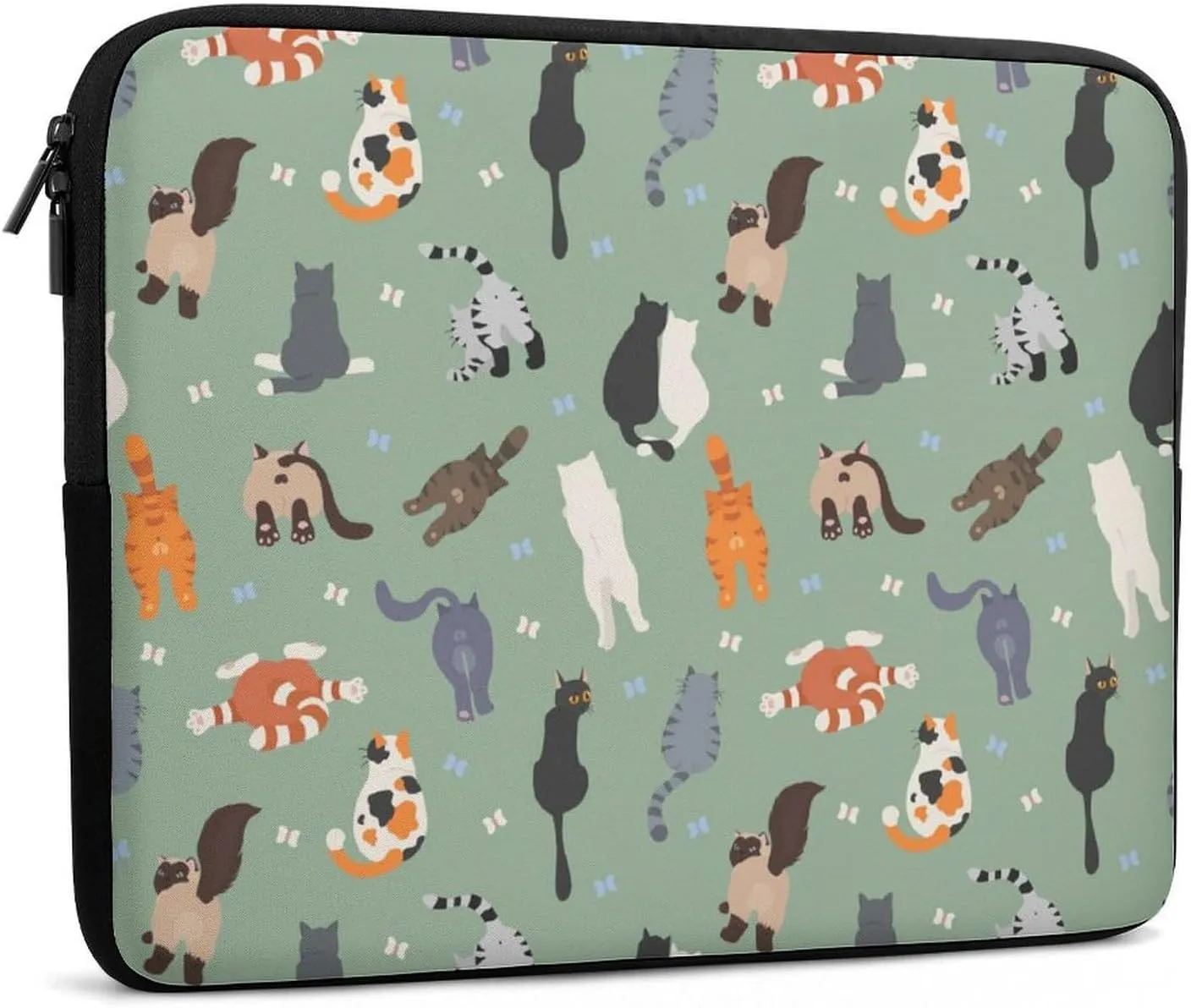 Coloring Cats Butts Personalized Laptop Bag Business Casual Laptop Case Slim Computer Bag Briefcase