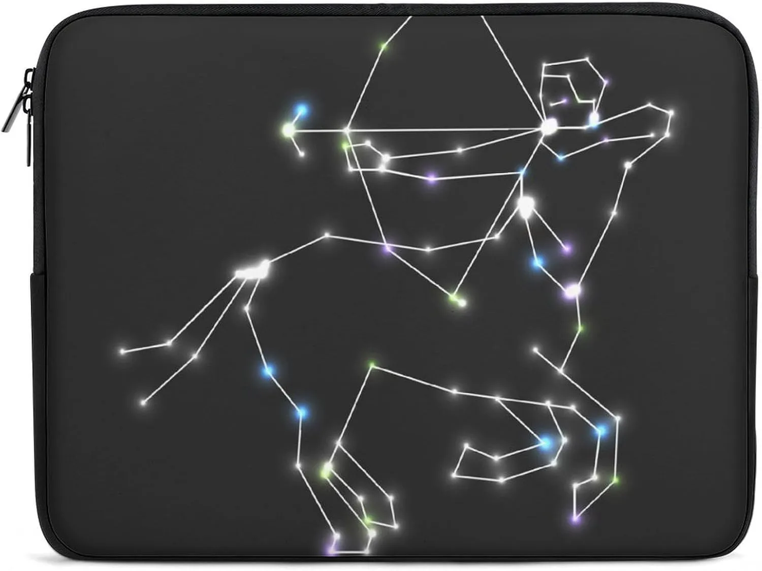 Constellation Sagittarius Personalized Laptop Bag Business Casual Laptop Case Slim Computer Bag Briefcase