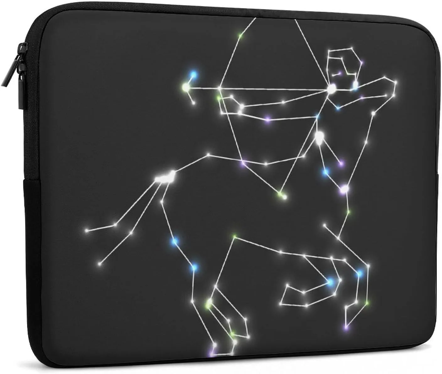 Constellation Sagittarius Personalized Laptop Bag Business Casual Laptop Case Slim Computer Bag Briefcase