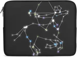 Constellation Sagittarius Personalized Laptop Bag Business Casual Laptop Case Slim Computer Bag Briefcase