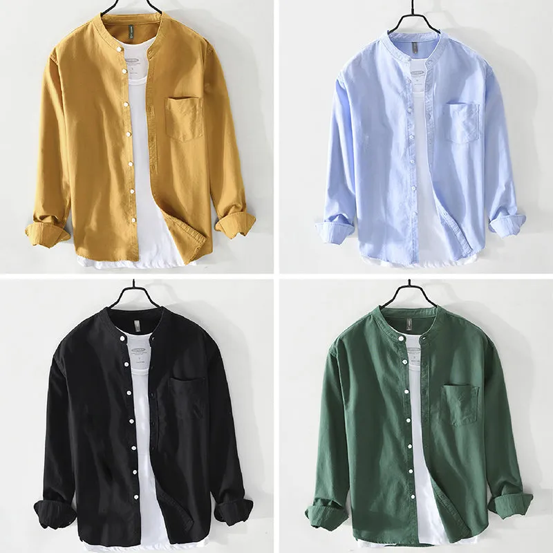 Cotton Crest Oxford Button-Up