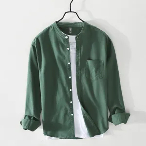 Cotton Crest Oxford Button-Up