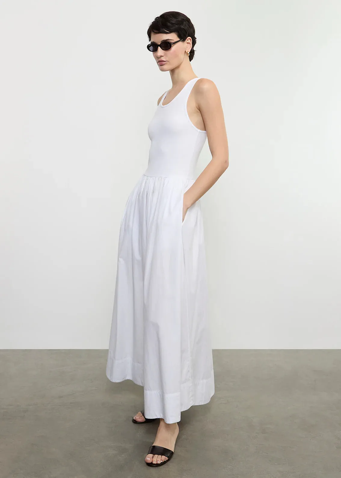 COTTON RESORT TANK DRESS