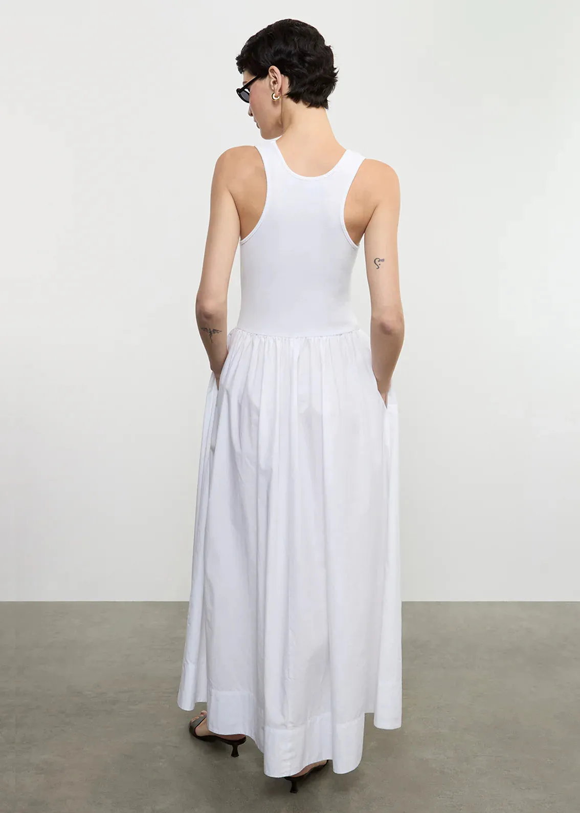 COTTON RESORT TANK DRESS