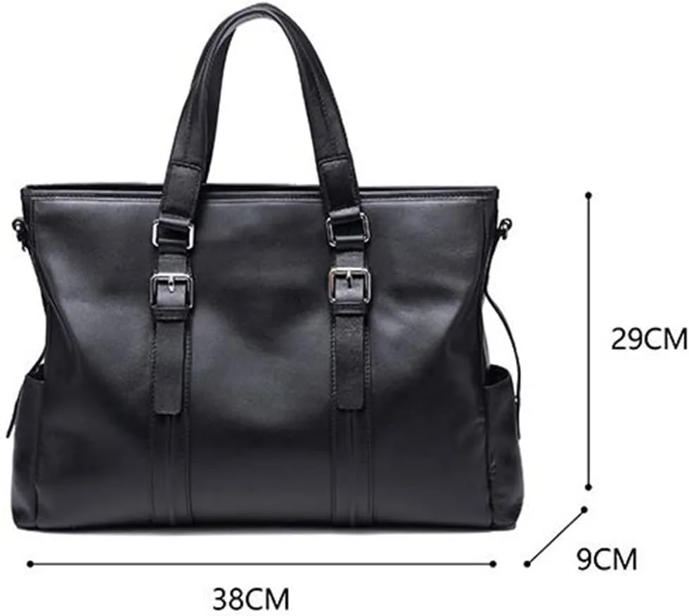 CSCDD Genuine Leather Men's Handbag Layer Cowhide Bag Business Casual Briefcase Men's Bag