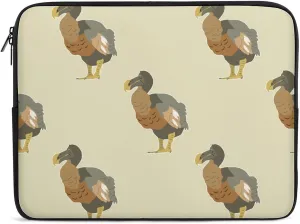 Cute Dodo Birds Personalized Laptop Bag Business Casual Laptop Case Slim Computer Bag Briefcase