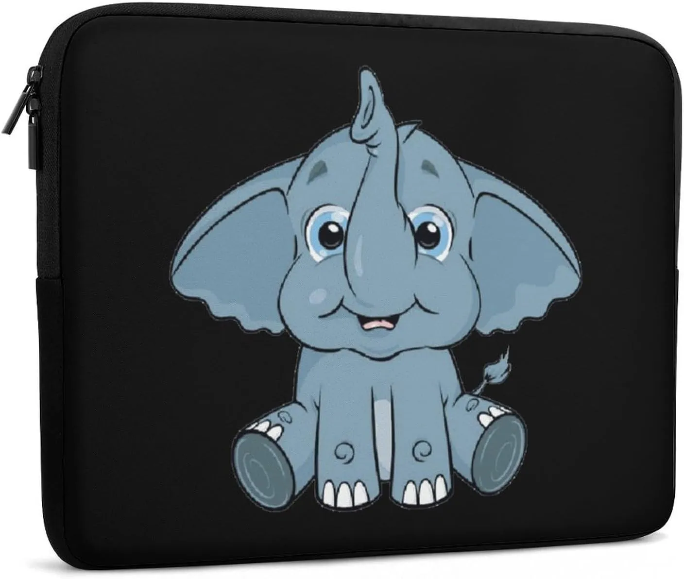 Cute Piggy Elephant Personalized Laptop Bag Business Casual Laptop Case Slim Computer Bag Briefcase