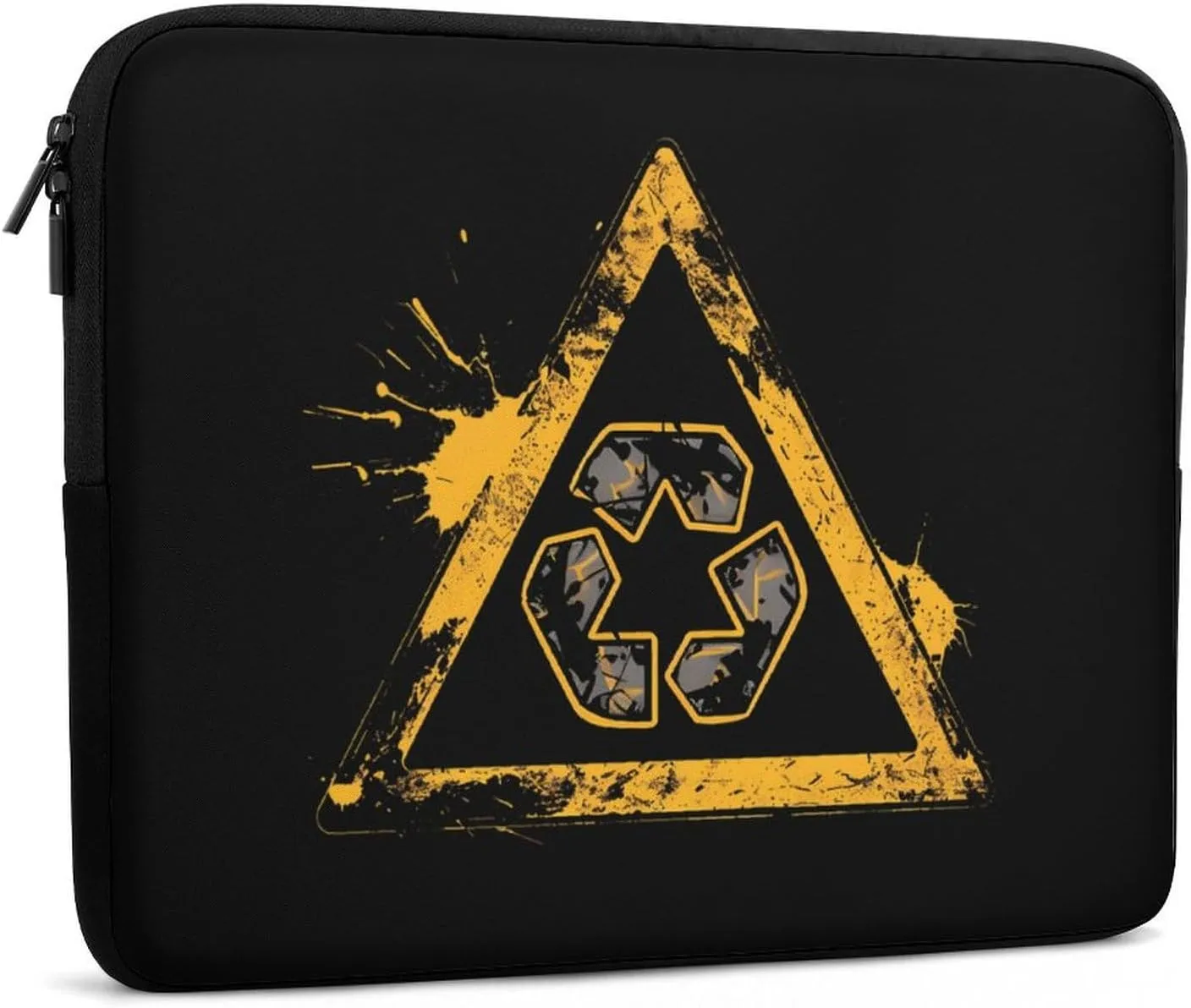 Cycle Recycling Triangle Personalized Laptop Bag Business Casual Laptop Cases Slim Computer Bag Briefcase
