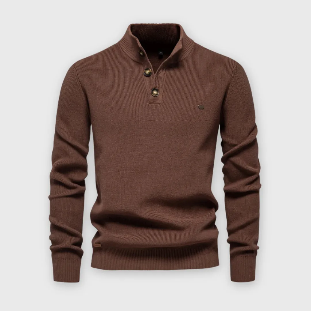 Daniel | Classic Button Sweater