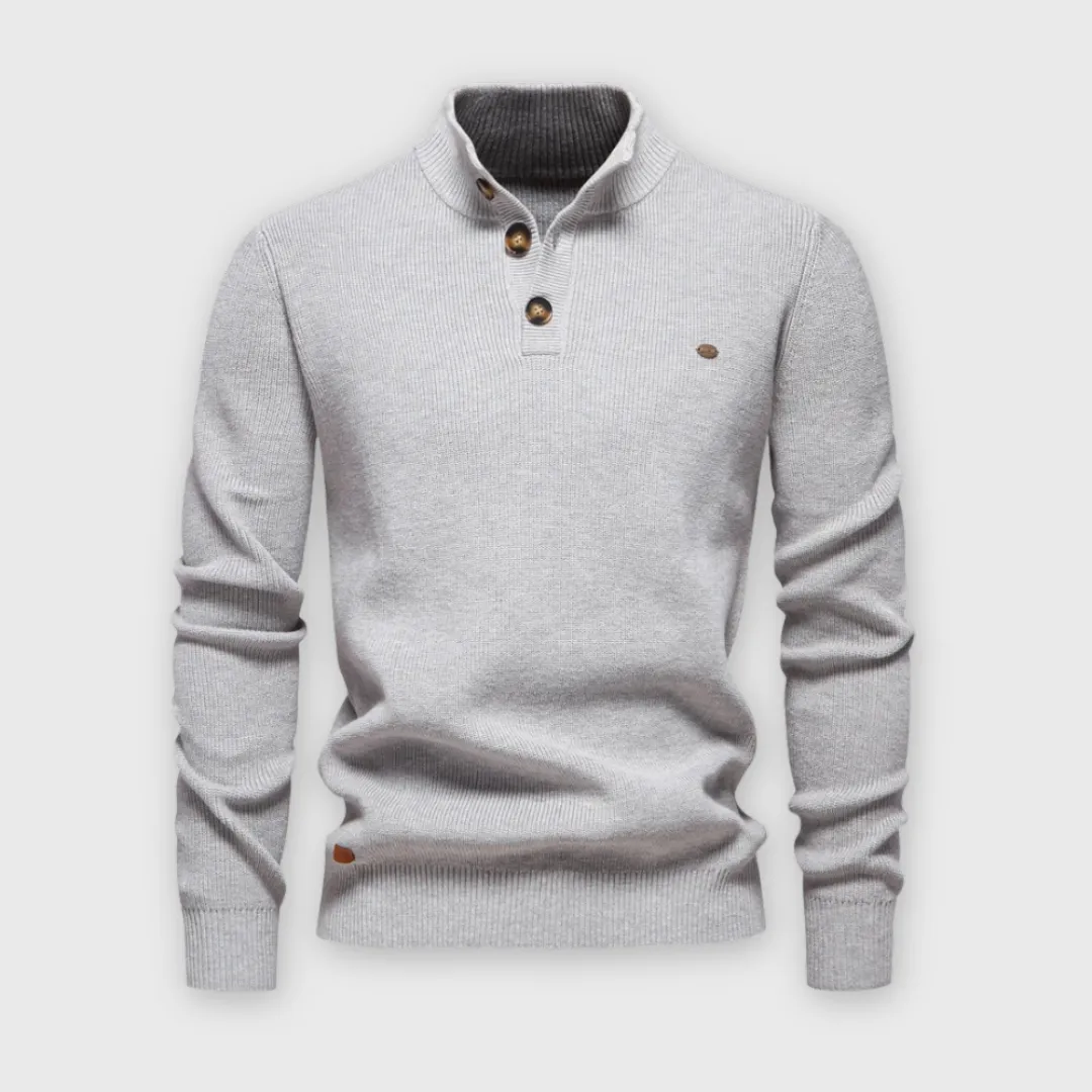 Daniel | Classic Button Sweater