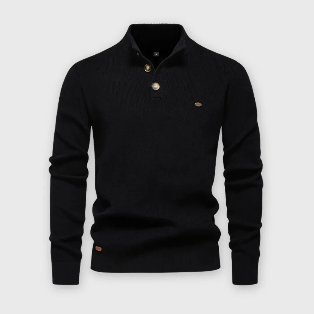 Daniel | Classic Button Sweater
