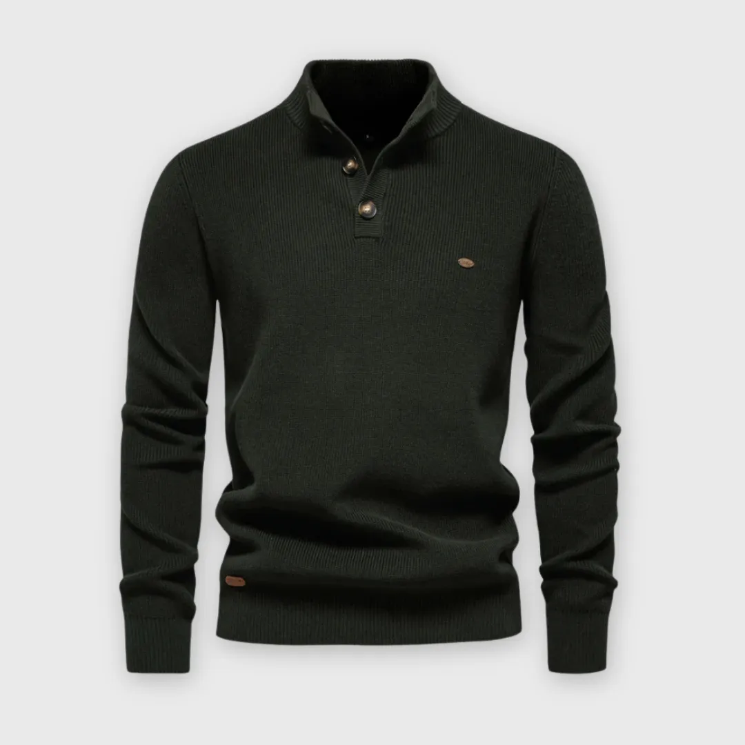 Daniel | Classic Button Sweater