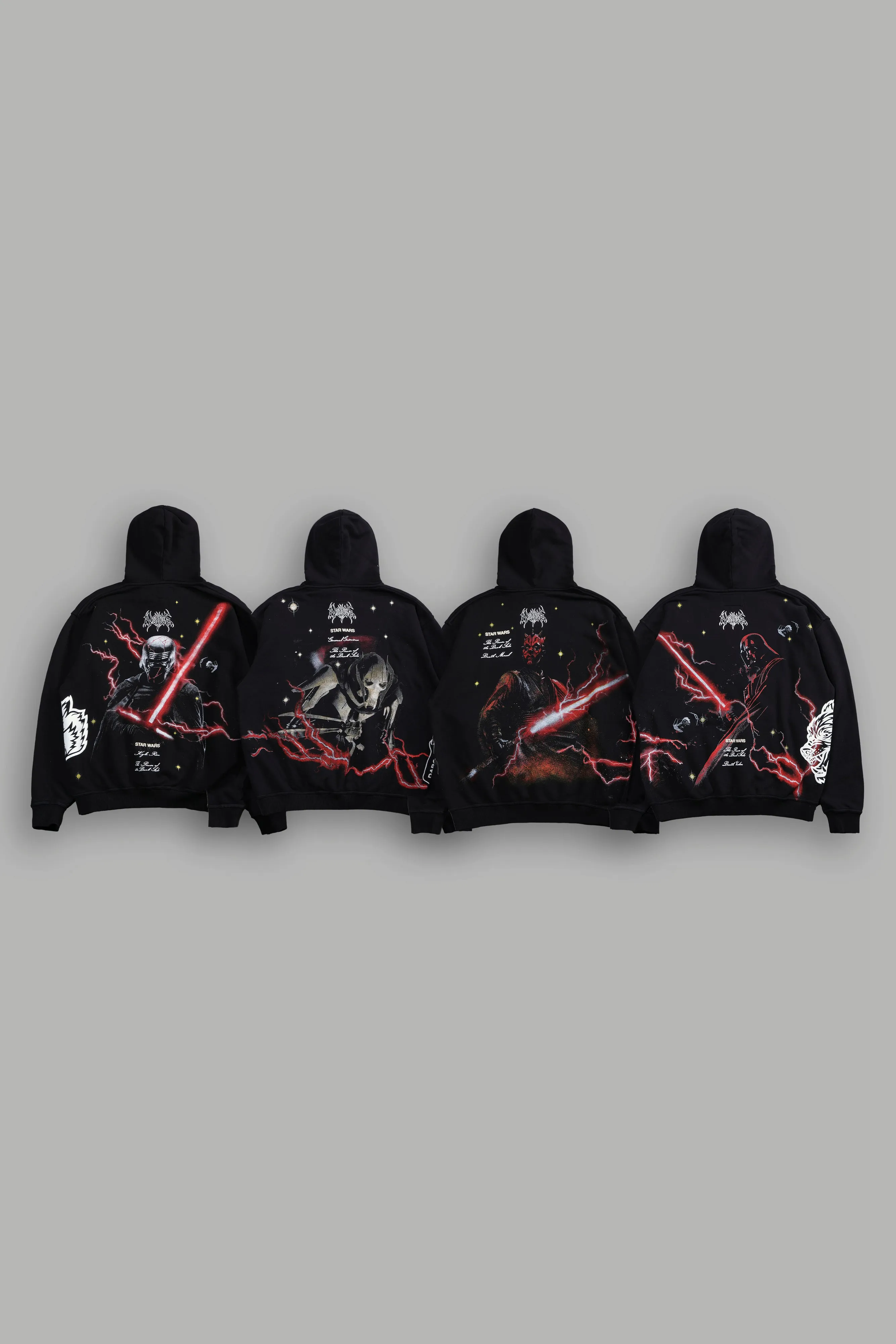 Dark Side "Side-By-Side" Pierce Hoodie Box Set in Black