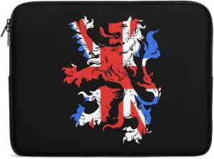 England British Lion Personalized Laptop Bag Business Casual Laptop Case Slim Computer Bag Briefcase