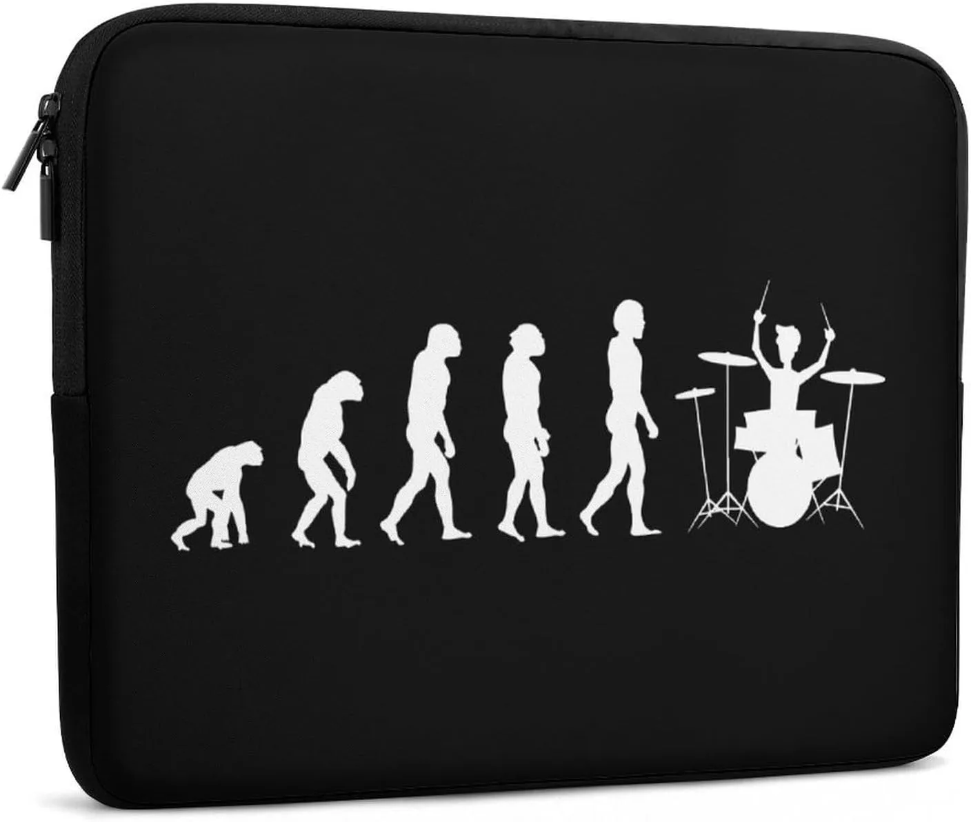 Evolution Drummer Personalized Laptop Bag Business Casual Laptop Case Slim Computer Bag Briefcase