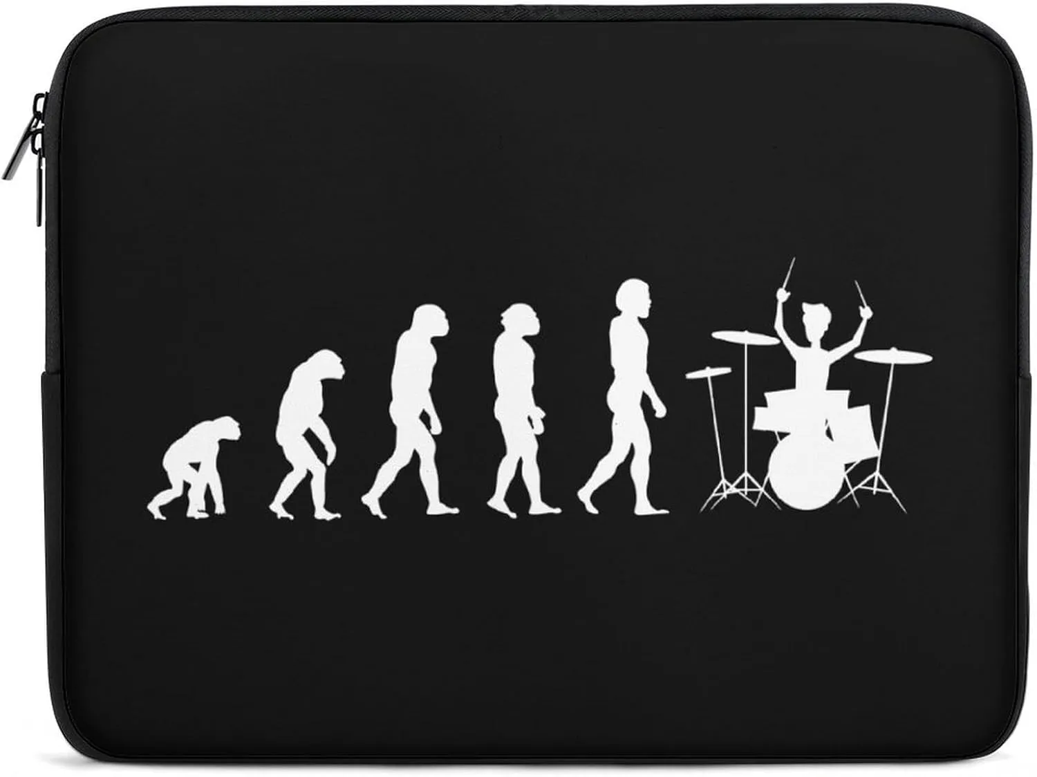 Evolution Drummer Personalized Laptop Bag Business Casual Laptop Case Slim Computer Bag Briefcase