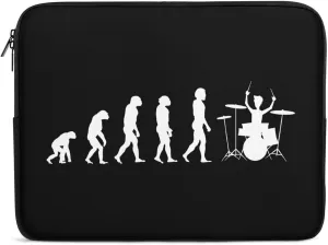 Evolution Drummer Personalized Laptop Bag Business Casual Laptop Case Slim Computer Bag Briefcase